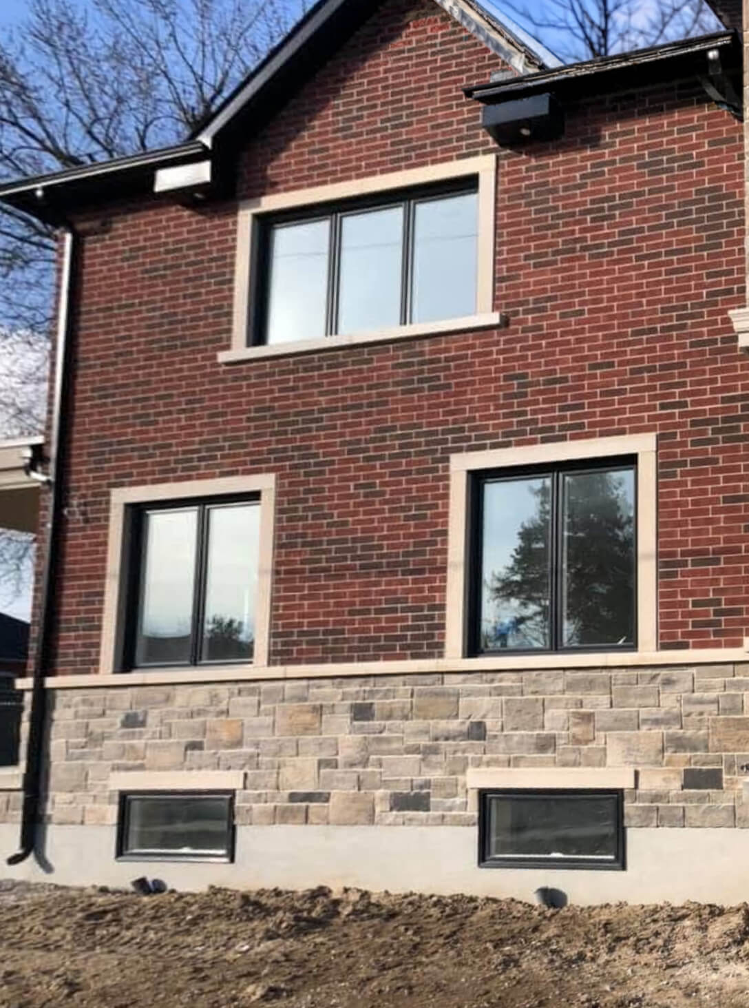 Residential Brick Facade Window Upgrade